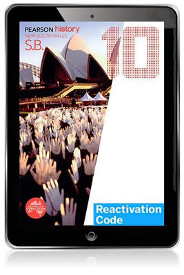 (EBOOK REACTIVATION ONLY/EMAILED) Pearson History NSW 10 eBook Reactivation Code (FIRM SALE)