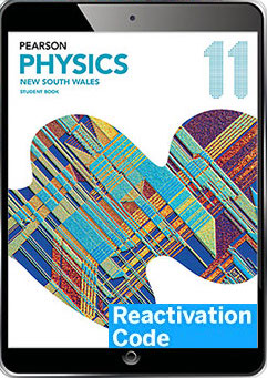 (EBOOK REACTIVATION ONLY/EMAILED) Pearson Physics 11 NSW eBook Reactivation Code (FIRM SALE)