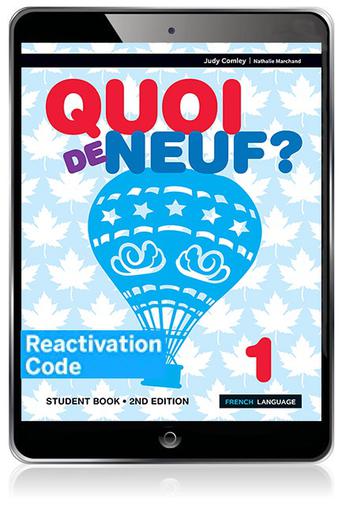(EBOOK REACTIVATION ONLY/EMAILED) Quoi de neuf ? 1 eBook Reactivation Code (FIRM SALE)