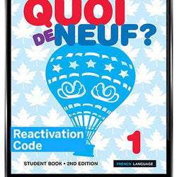 (EBOOK REACTIVATION ONLY/EMAILED) Quoi de neuf ? 1 eBook Reactivation Code (FIRM SALE)
