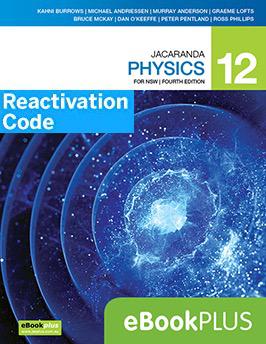 (EBOOK REACTIVATION ONLY/EMAILED) Jacaranda Physics 12 for NSW eBookPLUS, 4th Edition (REACTIVATION ONLY)
