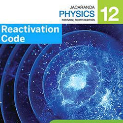 (EBOOK REACTIVATION ONLY/EMAILED) Jacaranda Physics 12 for NSW eBookPLUS, 4th Edition (REACTIVATION ONLY)