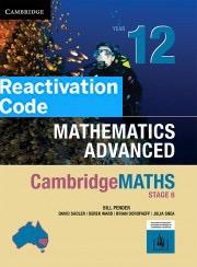 (EBOOK REACTIVATION ONLY/EMAILED) CambridgeMATHS Stage 6 Mathematics Advanced Year 12 REACTIVATION CODE (FIRM SALE)