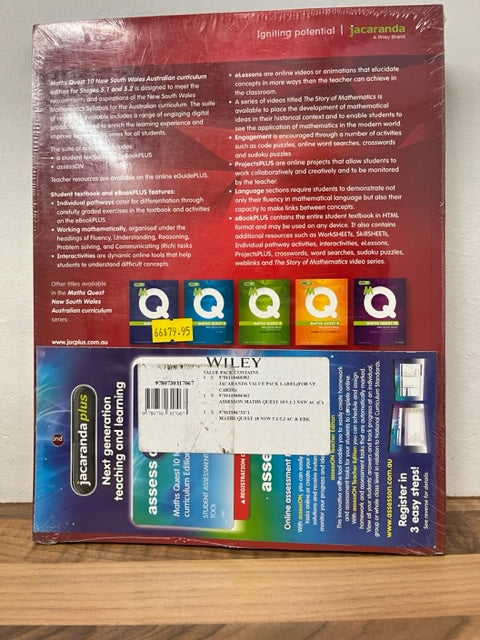 Maths Quest 10 for NSW 5.1/5.2 AC Student Book, 1st Ed. NEW/SEALED