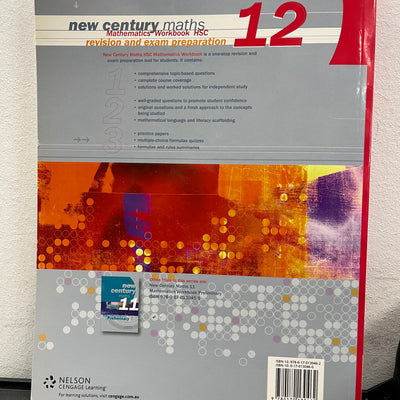 New Century Maths Mathematics 12 HSC Workbook