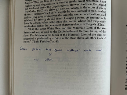 Zuni : Selected Writings of Frank Hamilton Cushing Edited & Introduction Jesse Green