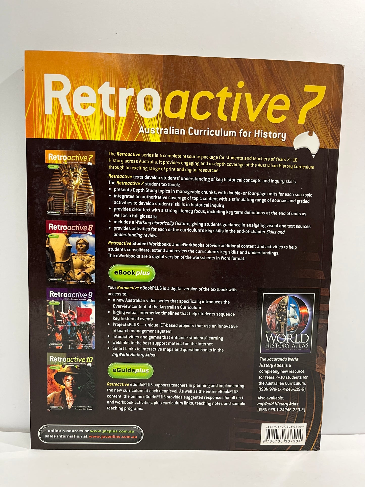 Retroactive 7: Australian Curriculum for History Student Book with eBookPLUS