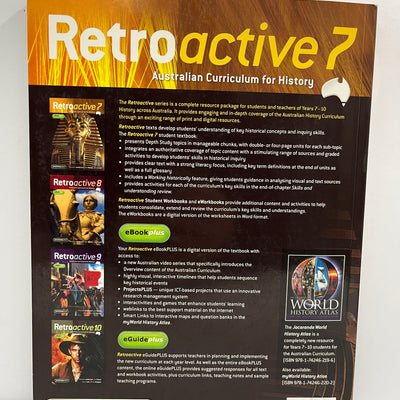Retroactive 7: Australian Curriculum for History Student Book with eBookPLUS