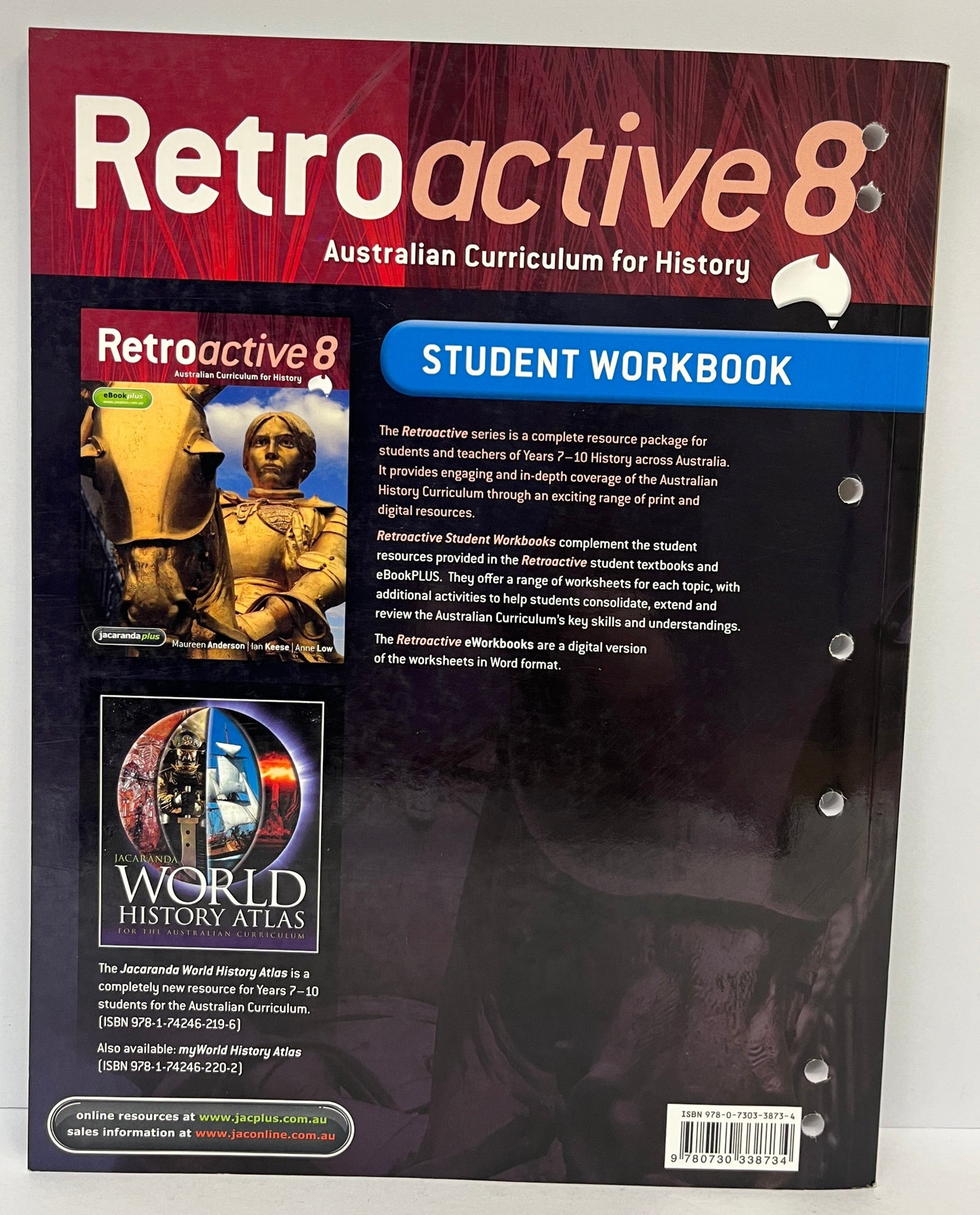 Retroactive 8 Australian Curriculum for History Workbook