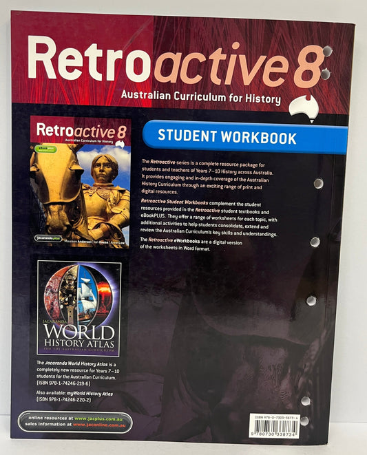 Retroactive 8 Australian Curriculum for History Workbook