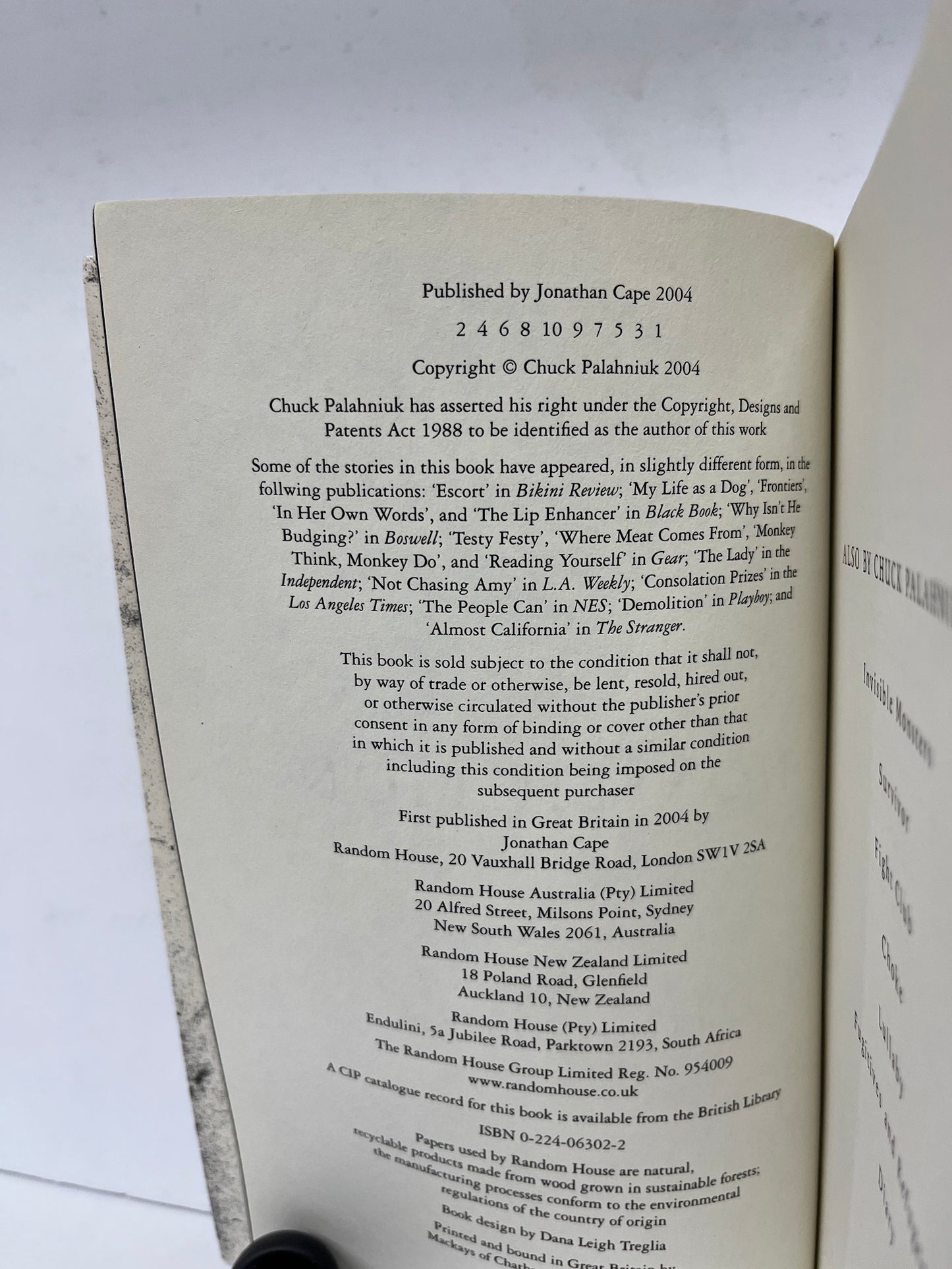 Non-Fiction {True Stories} by Chuck Palahniuk