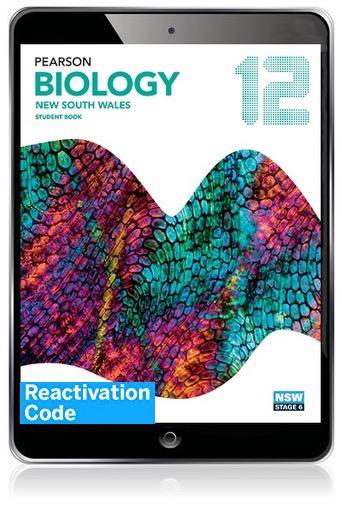 (EBOOK REACTIVATION ONLY/EMAILED) Pearson Biology 12 NSW eBook Reactivation Code (FIRM SALE)