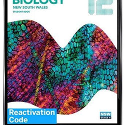 (EBOOK REACTIVATION ONLY/EMAILED) Pearson Biology 12 NSW eBook Reactivation Code (FIRM SALE)