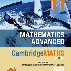 (EBOOK ONLY/EMAILED) CambridgeMATHS Mathematics Advanced Year 11 (Access Code) (FIRM SALE)