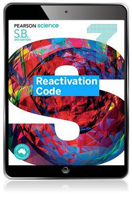 (EBOOK REACTIVATION ONLY/EMAILED) Pearson Science AC 7 eBook Reactivation Code (FIRM SALE)
