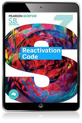 (EBOOK REACTIVATION ONLY/EMAILED) Pearson Science AC 7 eBook Reactivation Code (FIRM SALE)