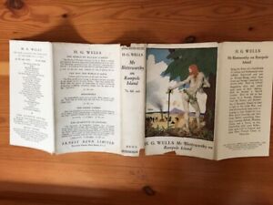 Mr Blettsworthy On Rampole Island by H. G. Wells, 1st Edition, 1928, HC/DJ, Benn Pubs.