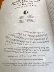 Secrets in the Shadows: The Life and Art of Gene Colan by Tom Field