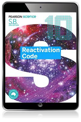 (EBOOK REACTIVATION ONLY/EMAILED) Pearson Science AC 10 eBook Reactivation Code (FIRM SALE)