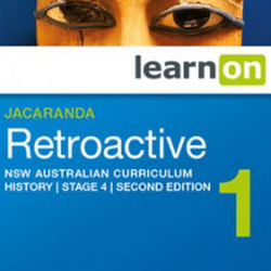 (EBOOK ONLY/EMAILED) Jacaranda Retroactive 1 NSW Australian Curriculum Stage 4 LearnON, 2nd Edition (FIRM SALE)