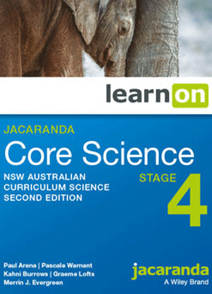 Core Science 4 (EBOOK ONLY/EMAILED) Jacaranda Core Science Stage 4 NSW AC (1 x ACCESS ...