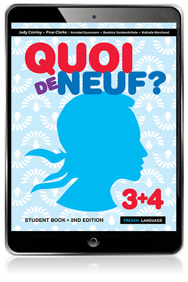 (EBOOK ONLY/EMAILED) Pearson Quoi de Neuf ? 3+4 (1 x ACCESS CODE), 2nd Edition (FIRM SALE)