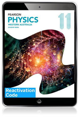 (EBOOK REACTIVATION ONLY/EMAILED) Pearson Physics 11 WA eBook Reactivation Code (FIRM SALE)