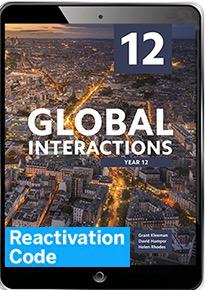 (EBOOK REACTIVATION ONLY/EMAILED) Global Interactions Year 12 Reader+, 3rd Edition Reactivation Code (FIRM SALE)