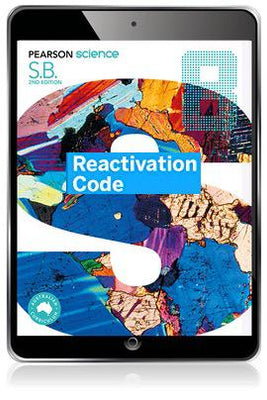 (EBOOK REACTIVATION ONLY/EMAILED) Pearson Science AC 8 Reactivation Code (FIRM SALE)