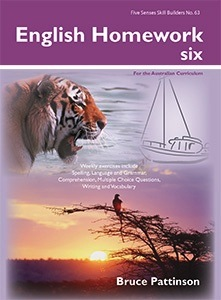 English Homework Six for Australian Curriculum by Bruce Pattinson