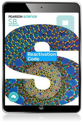 (EBOOK REACTIVATION ONLY/EMAILED) Pearson Science AC 9 eBook Reactivation Code (FIRM SALE)