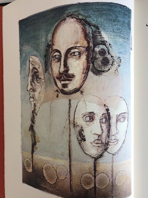 Shakespeare Sonnets: A Selection by Keith Michell, Limited Edition of 500, SIGNED (Hardcover bound in leather)