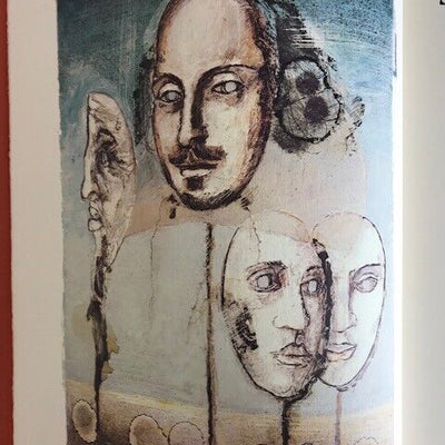 Shakespeare Sonnets: A Selection by Keith Michell, Limited Edition of 500, SIGNED (Hardcover bound in leather)