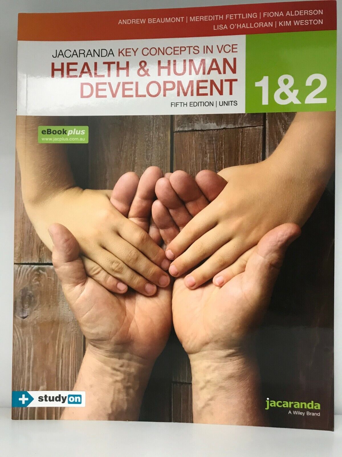 Key Concepts VCE Health and Human Development Unit 1&2, 5th Ed. Print & Studyon by Andrew Beaumont et al
