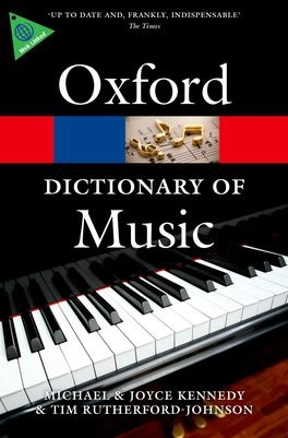 The Oxford Dictionary of Music, 6th Edition